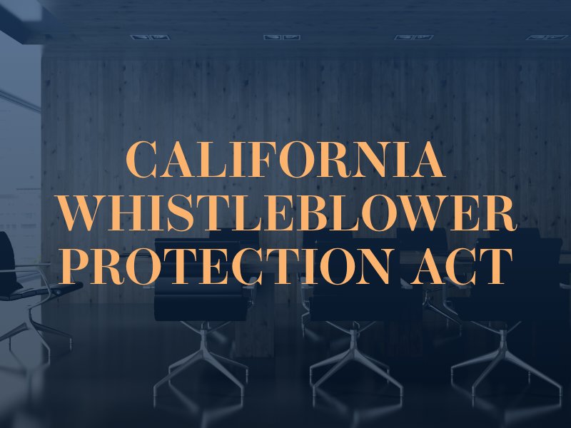 California Whistleblower Law